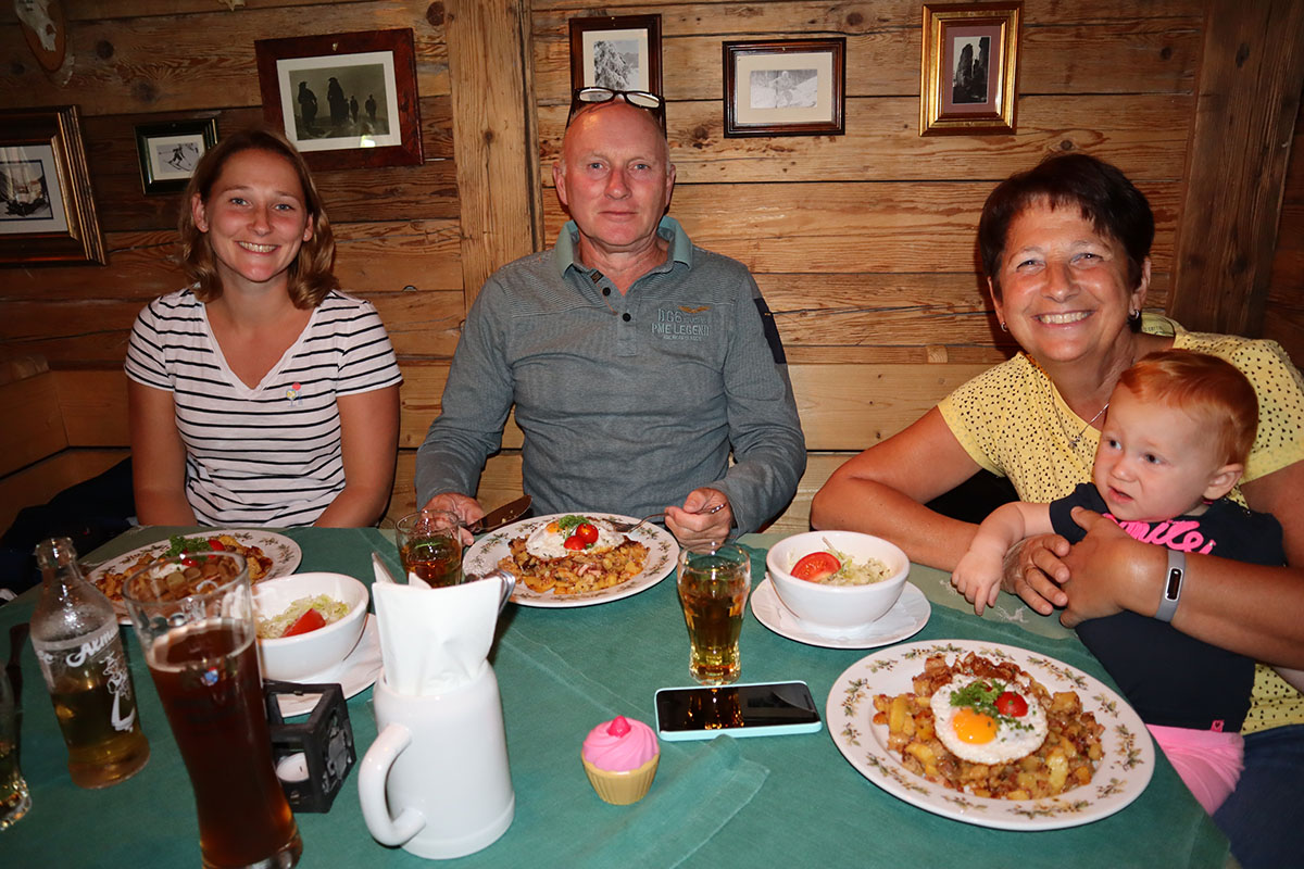 Wildererhutte, lunch, vakantie Oostenrijk 2020